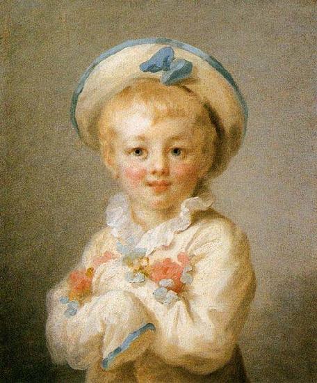 Jean-Honore Fragonard A Boy as Pierrot